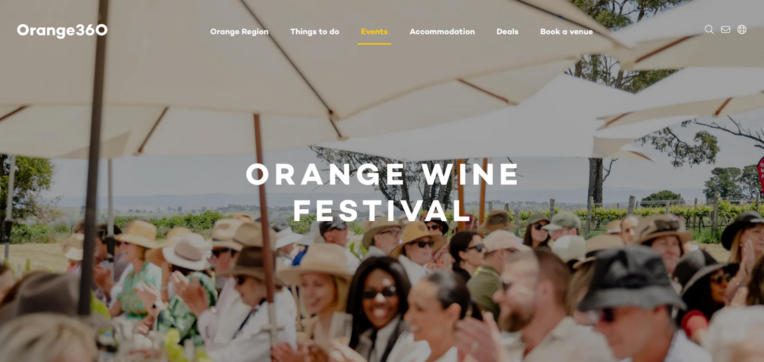 Be taken to new heights with the Orange Wine Festival!