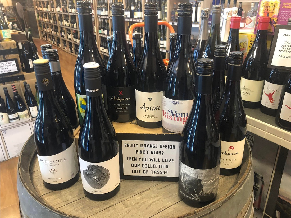 Tassie Pinot Noirs