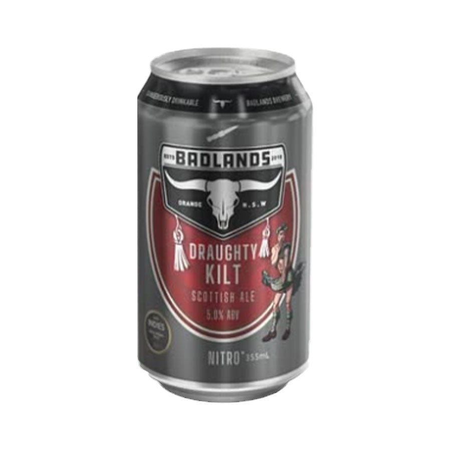 Badlands Brewery 'Draughty Kilt' Nitro Scottish Ale - 6 Pack