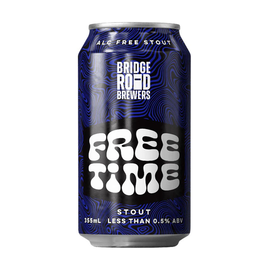 Bridge Road Brewing Non-Alcoholic 'Free Time' Stout - 4 Pack