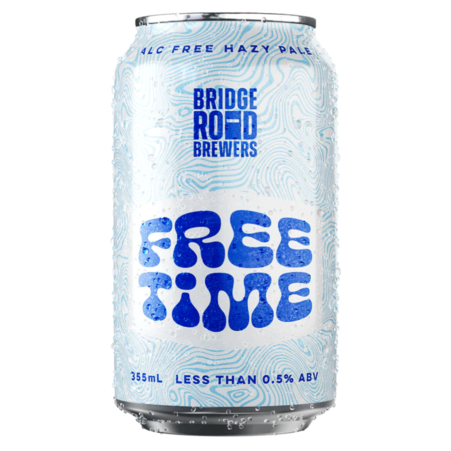 Bridge Road Brewing Non-Alcoholic 'Free Time' Hazy Pale Ale - Single