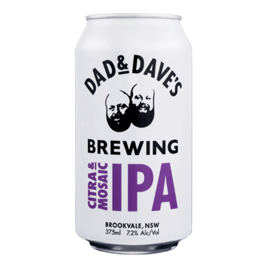 Dad & Dave's Brewing 'Citra & Mosaic' IPA - 4 Pack