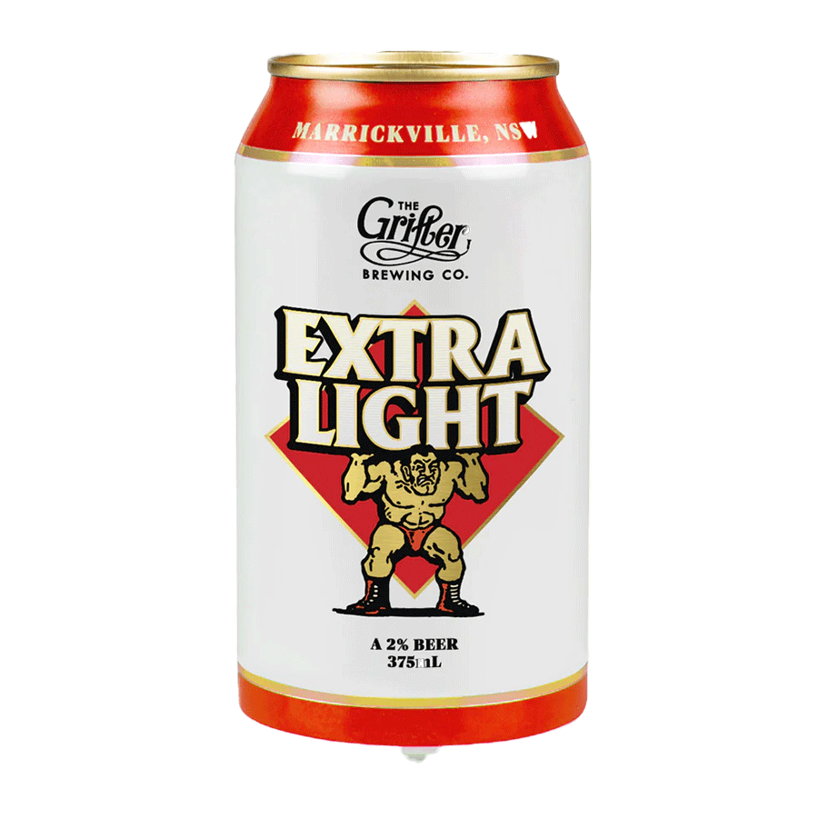 Grifter Brewing Co Extra Light Lager - 4 Pack