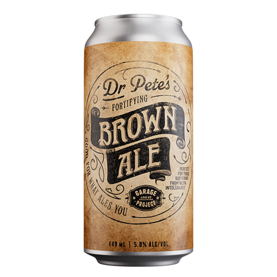 Garage Project 'Dr Pete's Fortifying' Brown Ale - 4 Pack