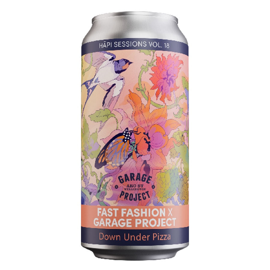 Garage Project Hāpi Sessions: 'Down Under Pizza' Hazy Double IPA - 4 Pack