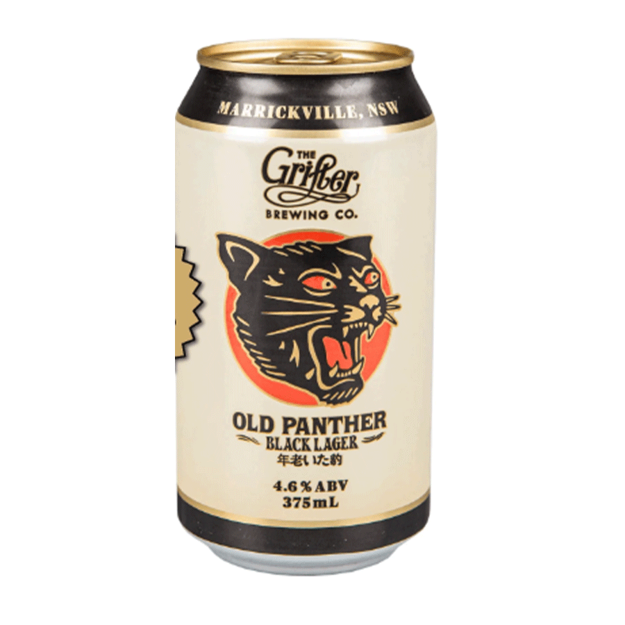 Grifter Brewing Co 'Old Panther' Black Lager - 4 Pack