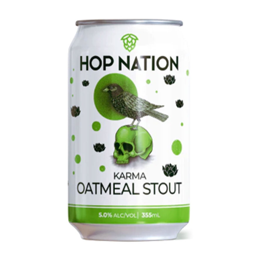 Hop Nation Brewing Co 'Karma' Oatmeal Stout - 4 Pack