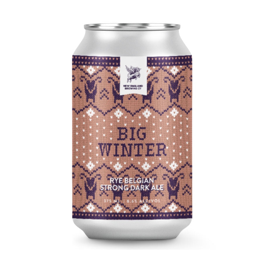 New England Brewing Co 'Big Winter' Rye Belgian Strong Dark Ale - 4 Pack