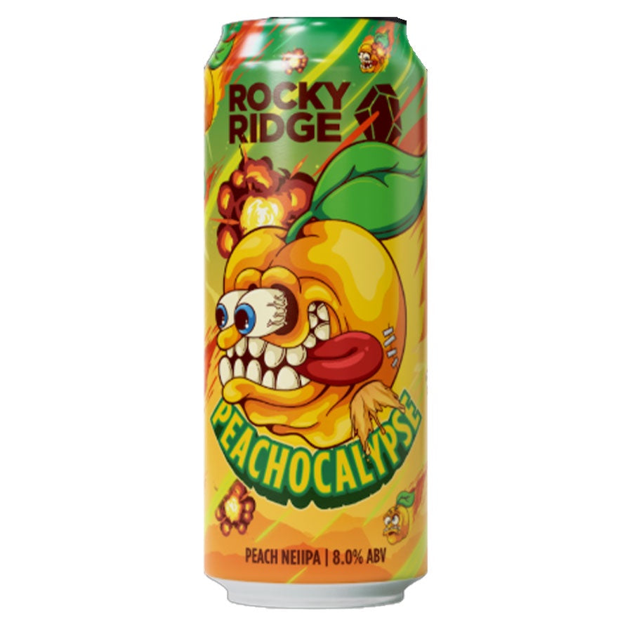 Rocky Ridge Brewing 'Peachocalypse' Peach NEIPA - 4 Pack