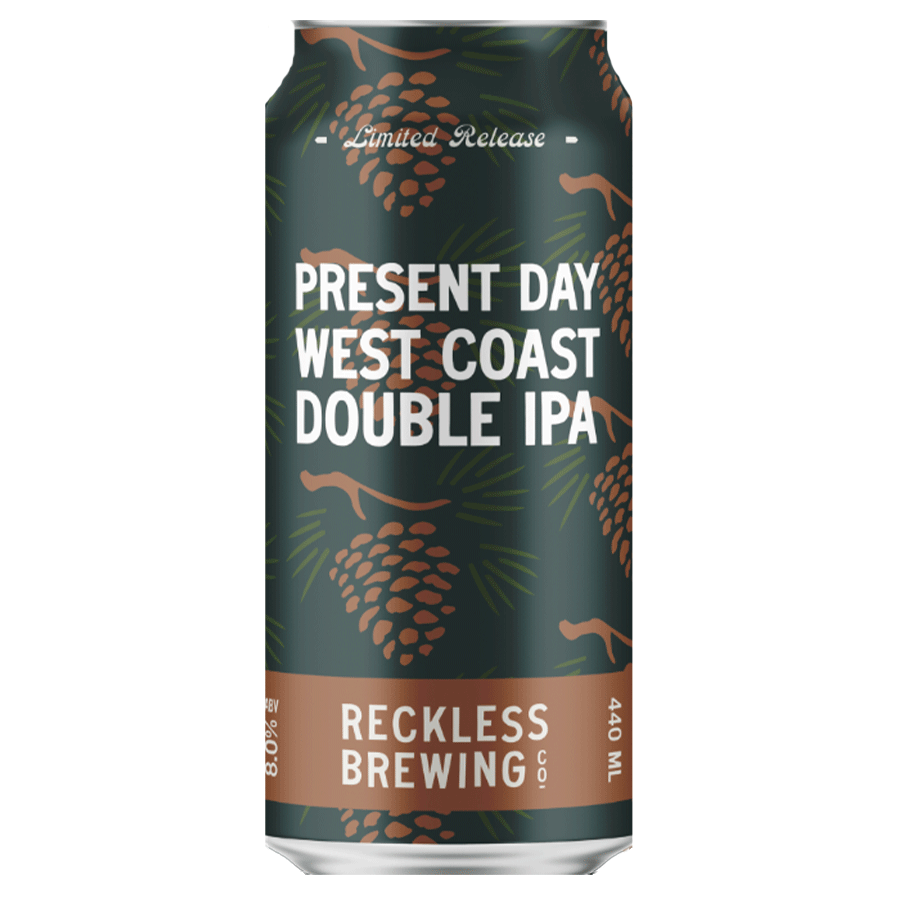 Reckless Brewing Co 'Present Day' West Coast Double IPA - Single