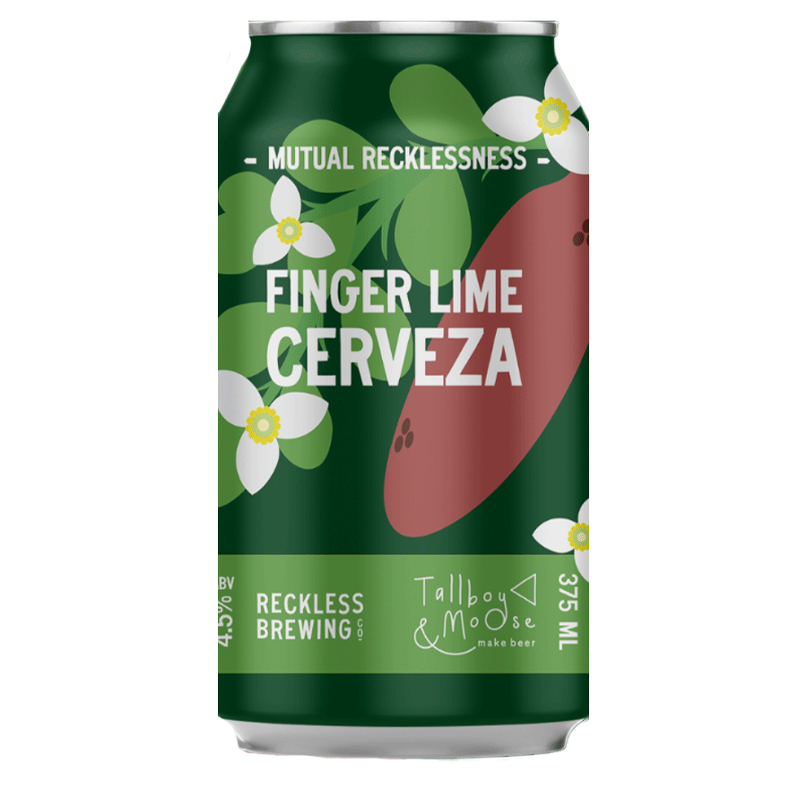 Reckless Brewing Co 'Mutual Recklessness #002' Finger Lime Cerveza - 4 Pack