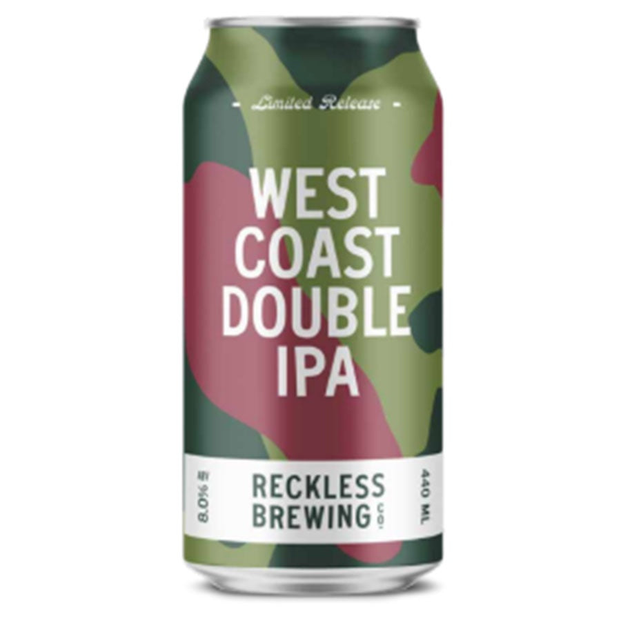 Reckless Brewing Co West Coast Double IPA - 4 Pack