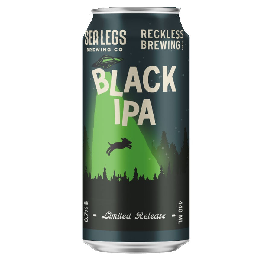 Reckless Brewing Co Black IPA - 4 Pack