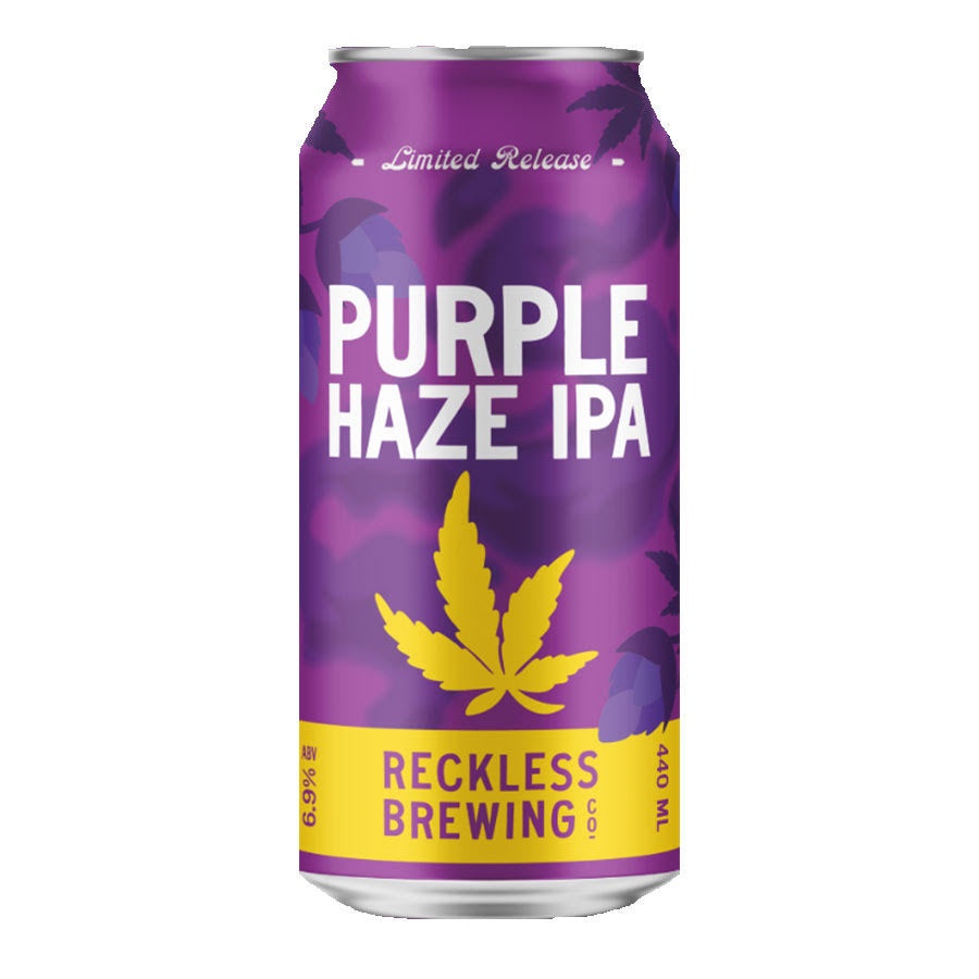 Reckless Brewing Co 'Purple Haze' IPA - 4 Pack