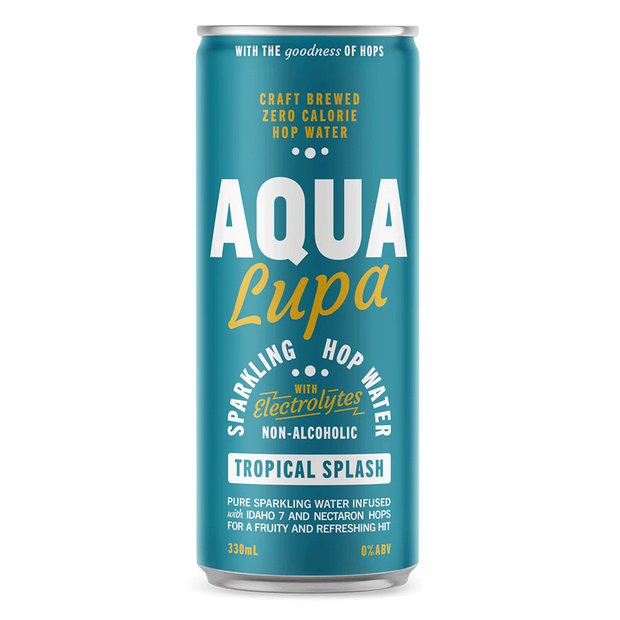 Wayward Brewing Co Non-Alcoholic 'Aqua Lupa' Sparkling Hop Water - Single