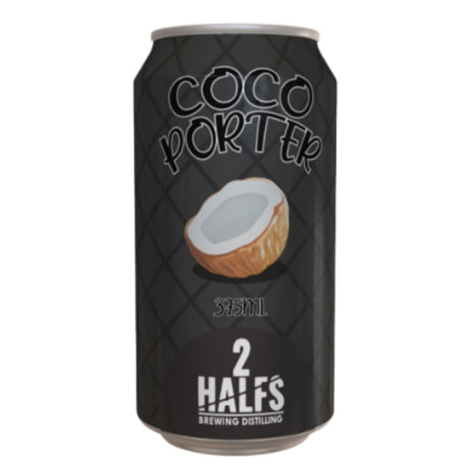 2Halfs Brewing Distilling 'Coco' Porter - 4 Pack