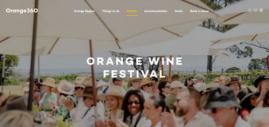 Be taken to new heights with the Orange Wine Festival!