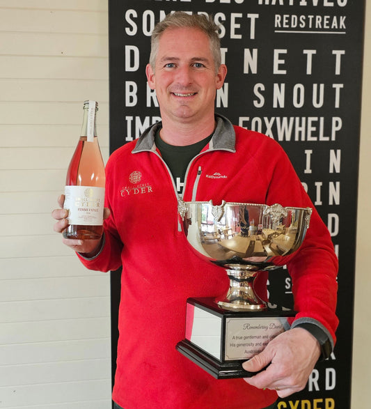 Small Acres Cyder brings trophy ‘home’ to Orange