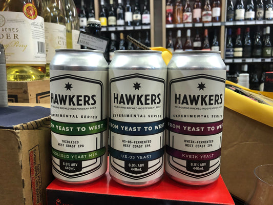 Hawkers ‘From Yeast to West’ Beer Trilogy