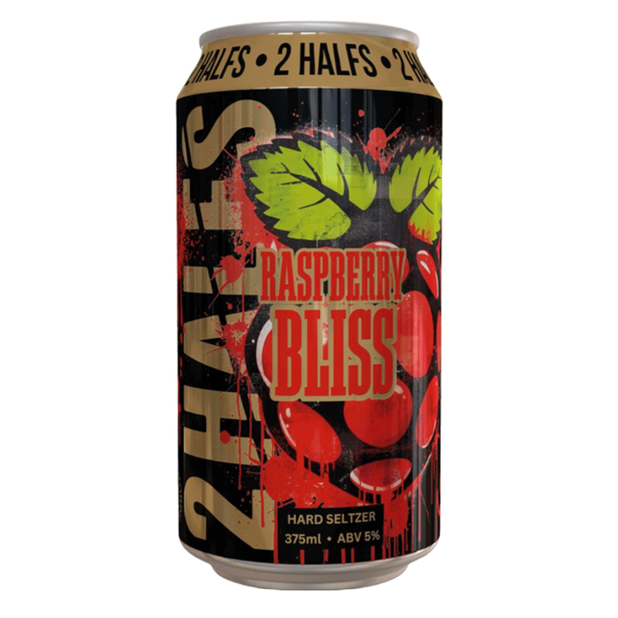 2Halfs Brewing Distilling 'Raspberry Bliss' Hard Seltzer - Single
