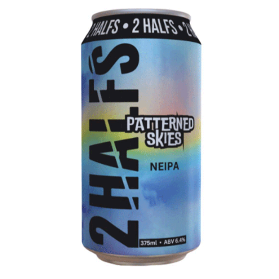 2Halfs Brewing Distilling 'Patterned Skies' NEIPA - 4 Pack