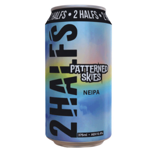 2Halfs Brewing Distilling 'Patterned Skies' NEIPA - 4 Pack