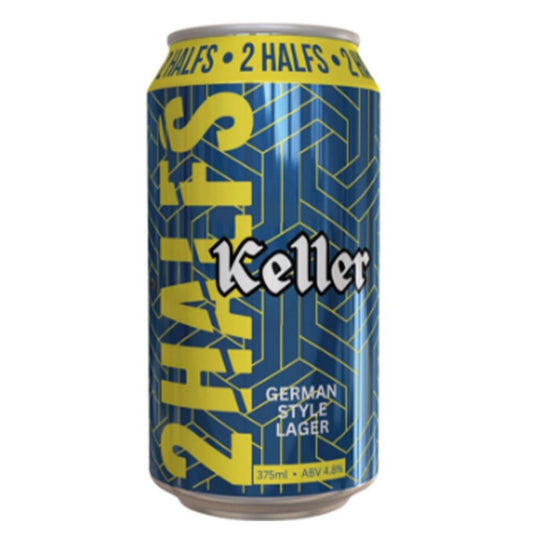 2Halfs Brewing Distilling 'Keller' German Style Lager - 4 Pack