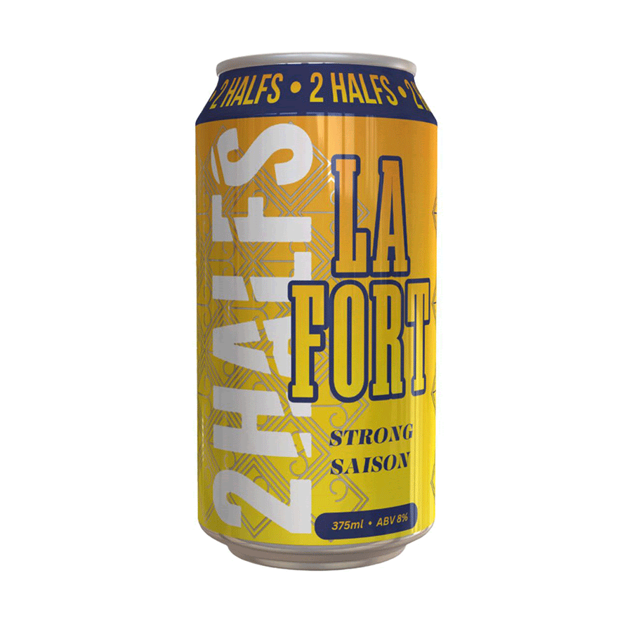 2Halfs Brewing Distilling 'La Fort' Strong Saison - 4 Pack