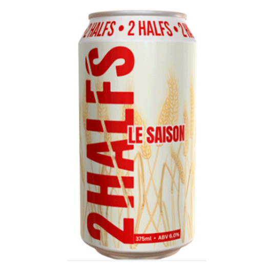 2Halfs Brewing Distilling 'Le Saison' Saison - 4 Pack