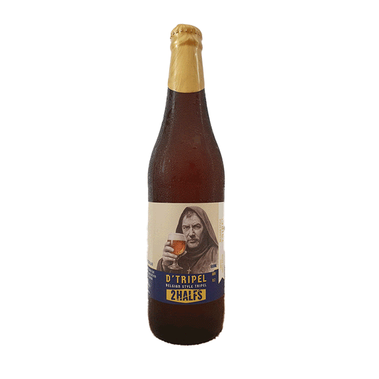 2Halfs Brewing Distilling 'D'Tripel' Belgian Style Tripel 500ml Bottle - Single