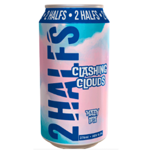 2Halfs Brewing Distilling 'Clashing Clouds' Hazy IPA - 4 Pack