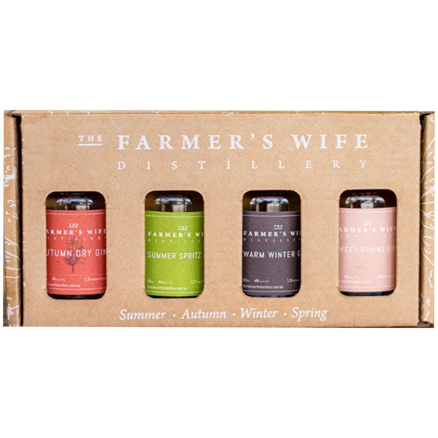 The Farmer's Wife Distillery Seasonal Gin - 4 Pack