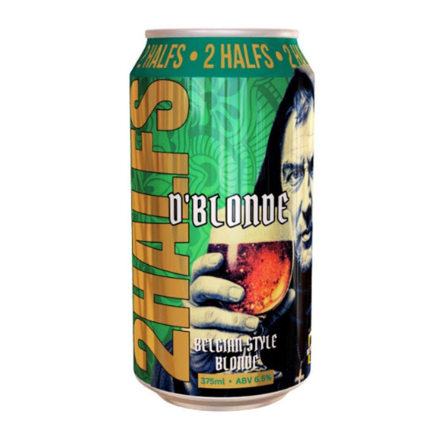 2Halfs Brewing Distilling 'D'Blonde' Belgian Style Blonde Ale - Single