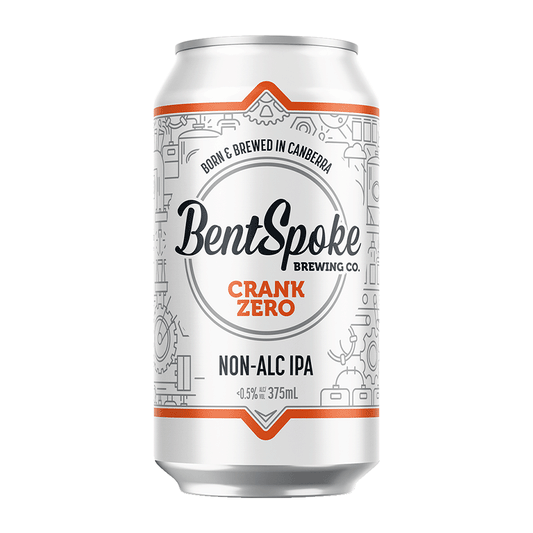 Bentspoke Brewing Co Non-Alcoholic 'Crank Zero' IPA - 4 Pack