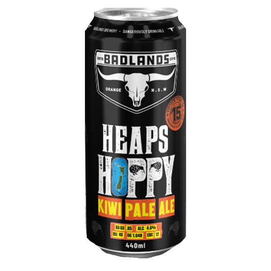 Badlands Brewery 'Heaps Hoppy' Kiwi Pale Ale - 4 Pack
