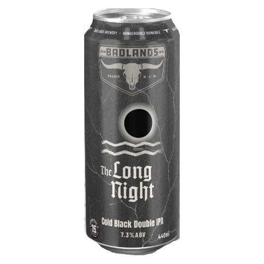 Badlands Brewery 'The Long Night' Cold Black Double IPA - 4 Pack