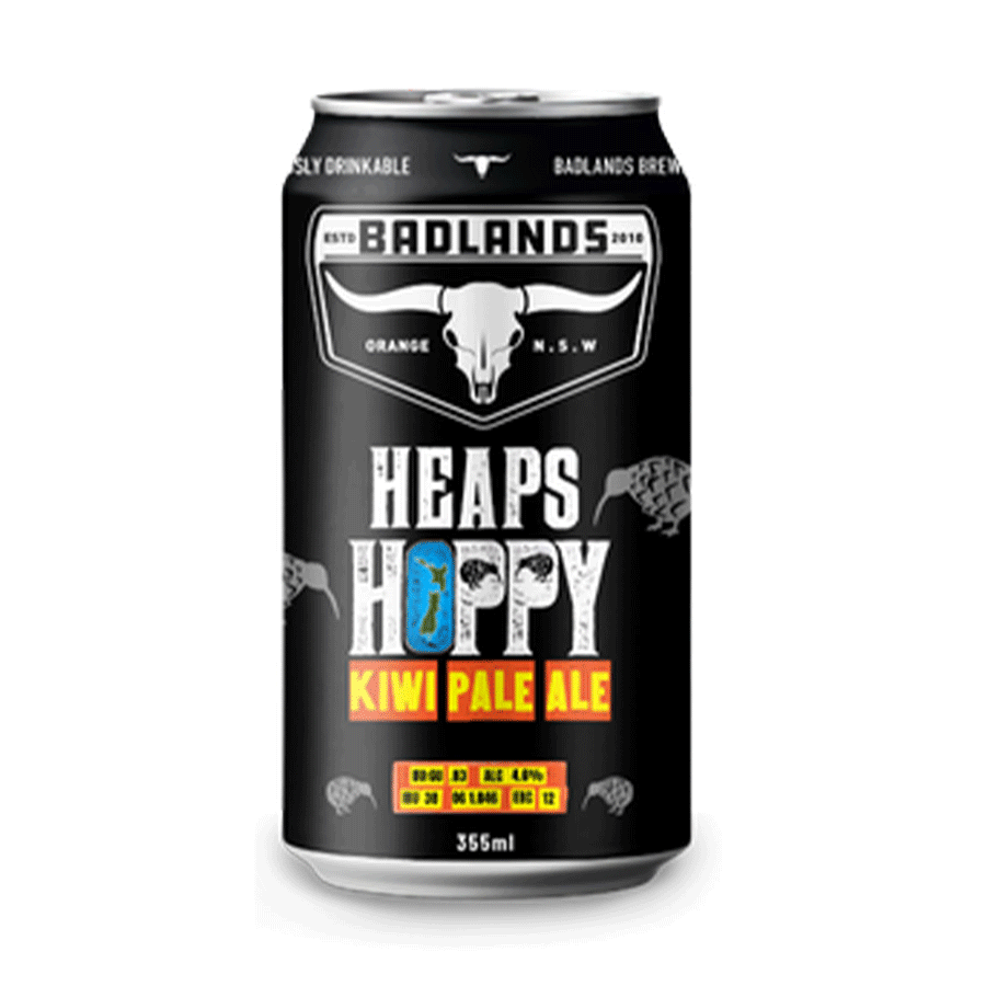 Badlands Brewery 'Heaps Hoppy' Kiwi Pale Ale - Single