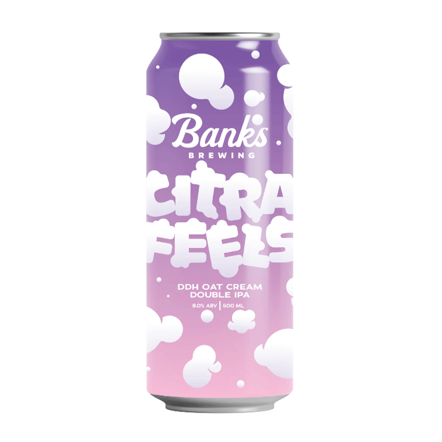 Banks Brewing 'Citra Feels' DDH Oat Cream Double IPA - Single