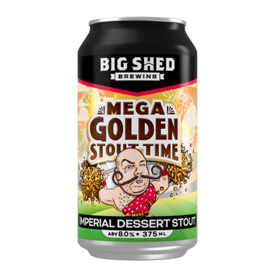 Big Shed Brewing 'MEGA Golden Stout Time' Imperial Dessert Stout - 4 Pack