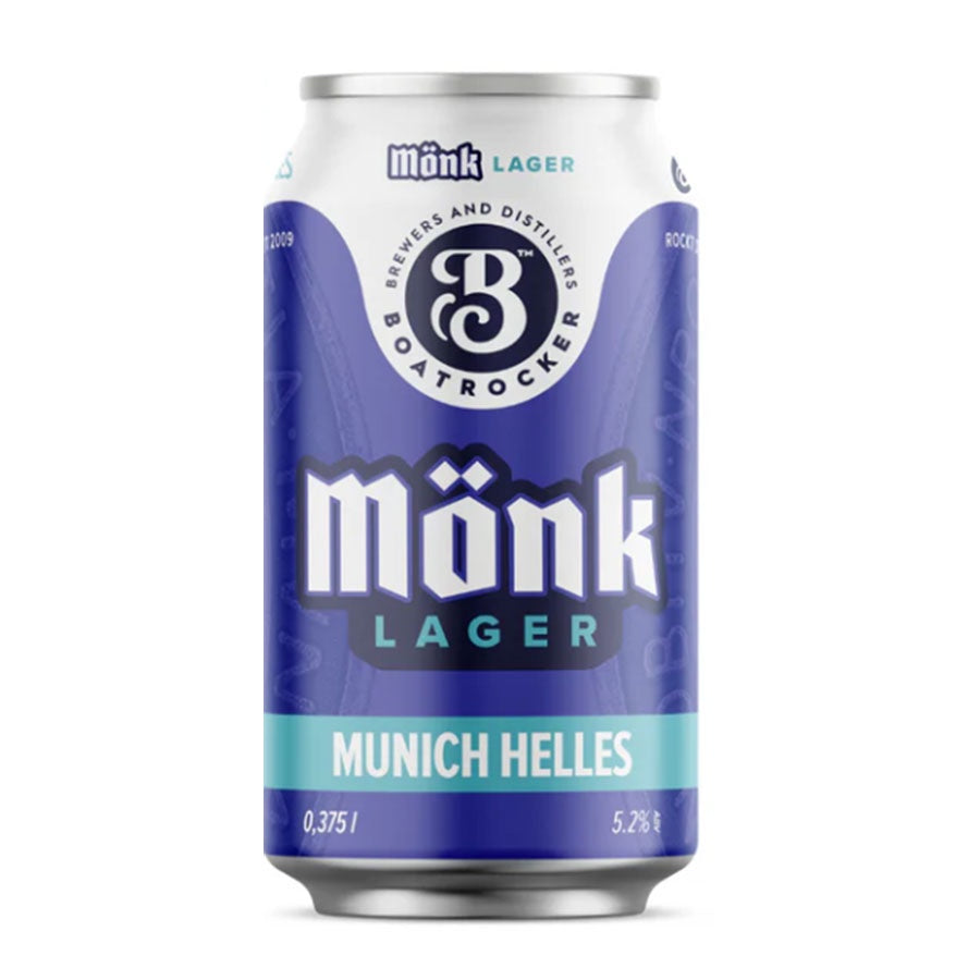 Boatrocker Brewers 'Monk' Lager - 4 Pack