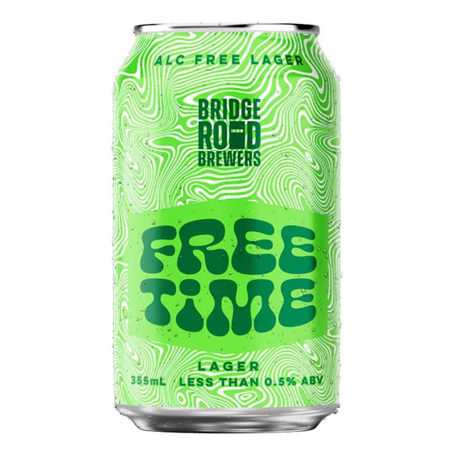 Bridge Road Brewing Non-Alcoholic 'Free Time' Lager - 4 Pack