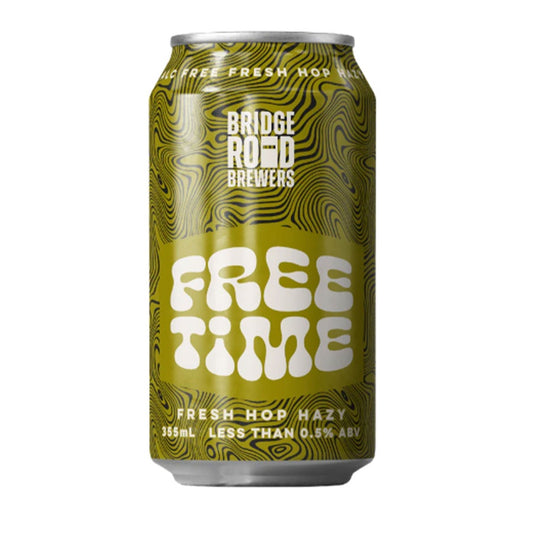 Bridge Road Brewing Non-Alcoholic 'Free Time' Fresh Hop Hazy - 4 Pack