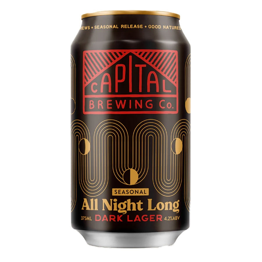Capital Brewing 'All Night Long' Dark lager - 4 Pack