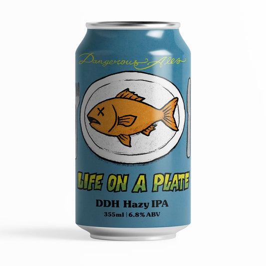 Dangerous Ales 'Life on a Plate' DDH Hazy IPA - Single