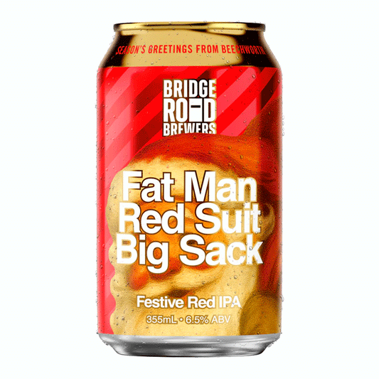 Bridge Road Brewing 'Fat Man, Red Suit, Big Sack' Festive Red IPA - Single