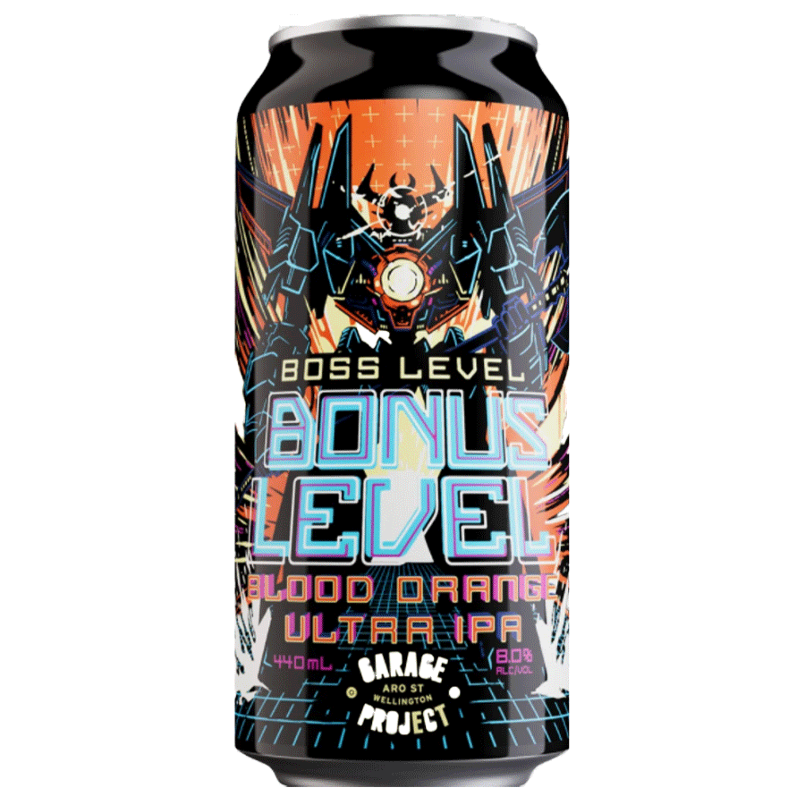 Garage Project 'Boss Level Bonus Level' Blood Orange Ultra IPA - Single