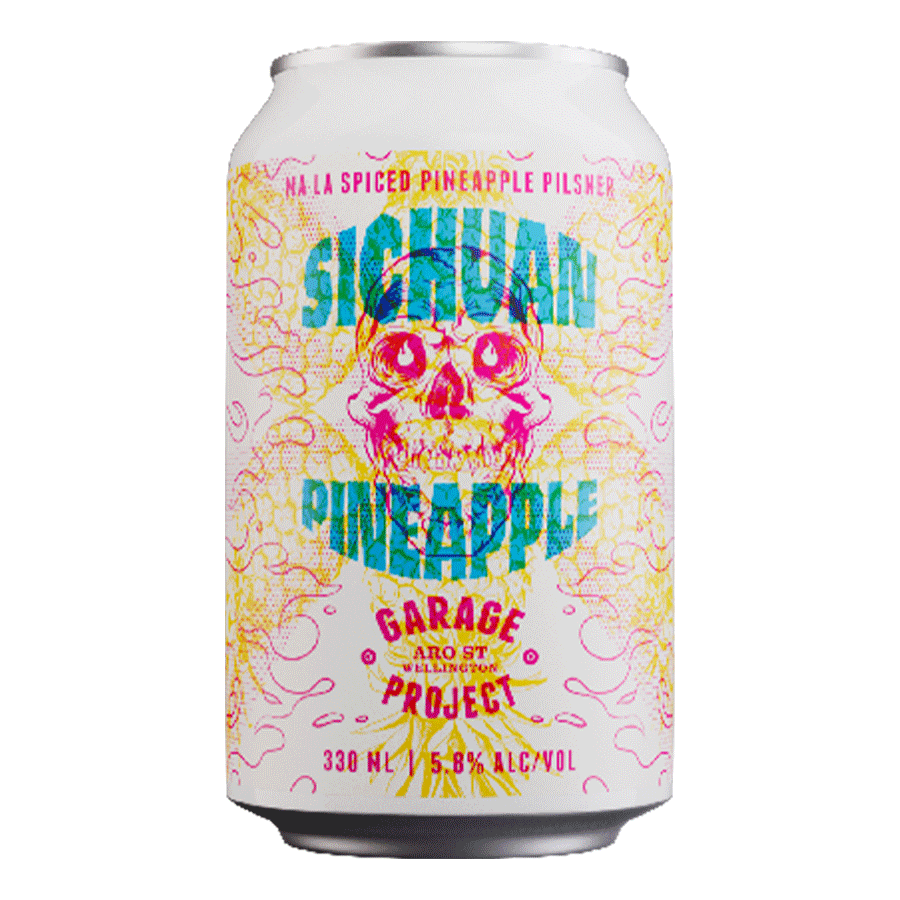 Garage Project 'Sichuan Pineapple' Ma La Spiced Pineapple Pilsner - 4 Pack