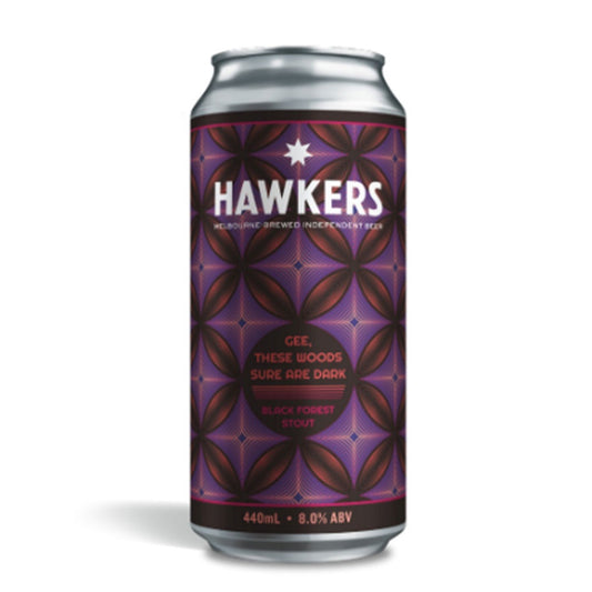 Hawkers 'Gee These Woods Sure Are Dark' Black Forest Stout - Single