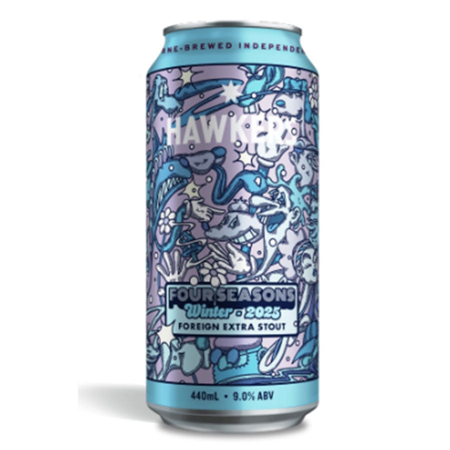 Hawkers 'Four Seasons Winter 2025' Foreign Extra Stout - 4 Pack