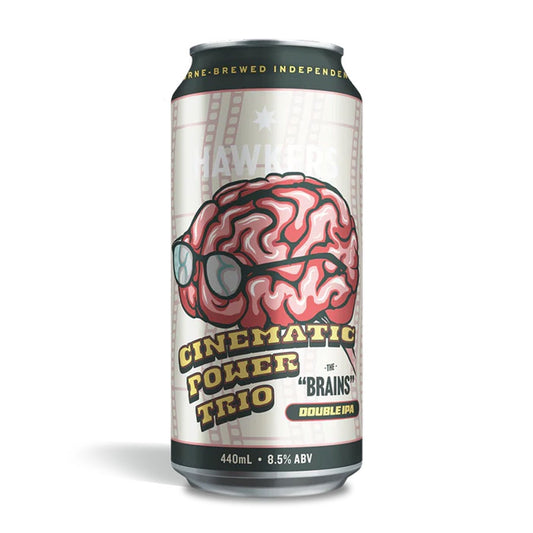 Hawkers 'Cinematic Power Trio - The Brains' Double IPA - Single